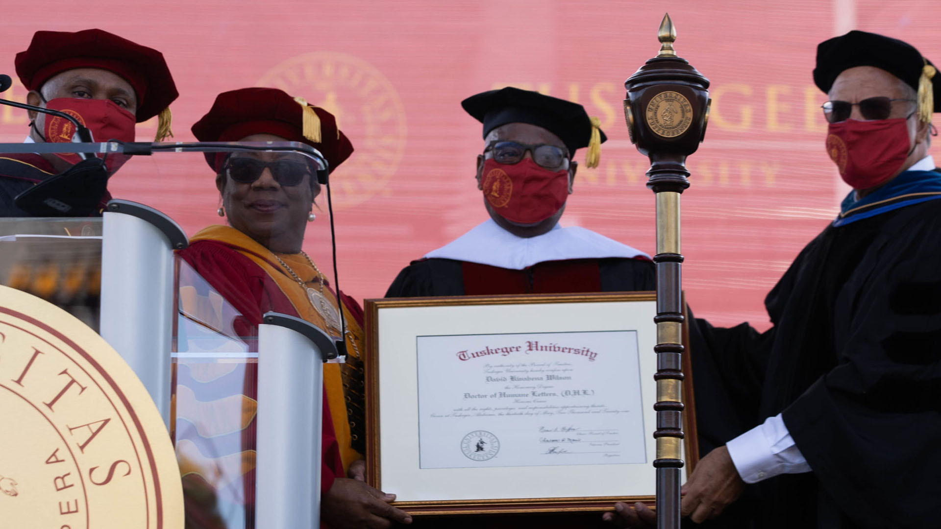 Tuskegee University Bestows President David Wilson With Honorary Degree